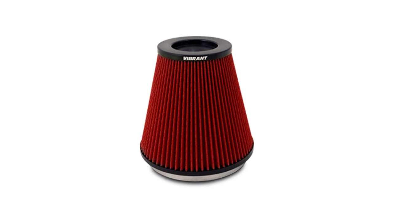 Vibrant The Classic Perf Air Filter 5in Cone OD x 7in Height x 7in Flange ID (10961)