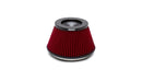 Vibrant The Classic Perf Air Filter 5in OD Conex3-5/8in Tallx6in ID Bellmouth VelocityStack10950-52