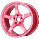 Gram Lights 57DR 18x10.5 +12mm 5x114.3 Sakura Pink Wheel