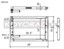 Koyo 94-01 Acura Integra w/ K-Series Swaps (2.0/2.4L) Radiator