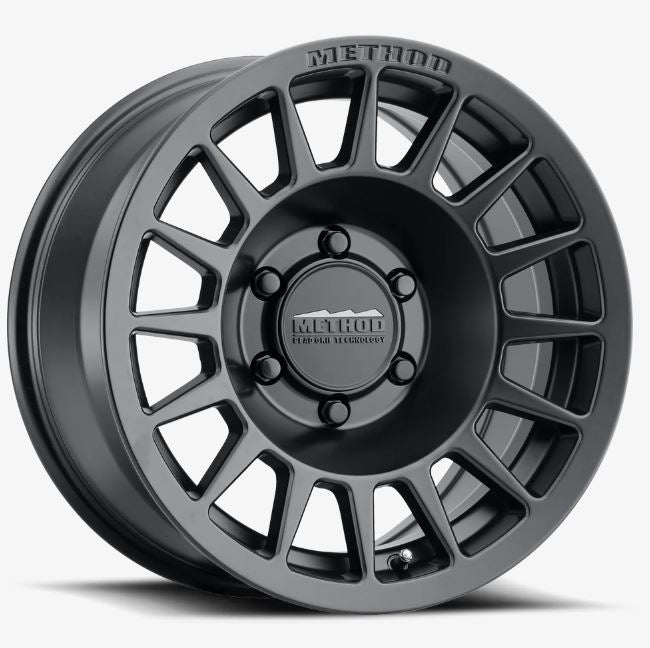 Method MR707 Bead Grip 17x7.5 / 50mm Offset / 6x130 BP / 84.1mm CB / 6.2in BS - Matte Black Wheel