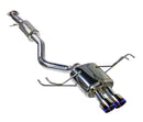 REMARK 24+ Toyota GR Corolla Dual Center Exit w/ Resonator Burnt Stainless Steel Catback Exhaust (RK-C2076T-05TC)