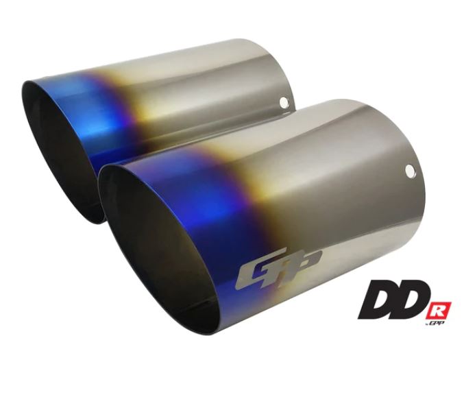 GReddy DD-R Burnt Titanium Tips L=175mm (Pair) (11002602)