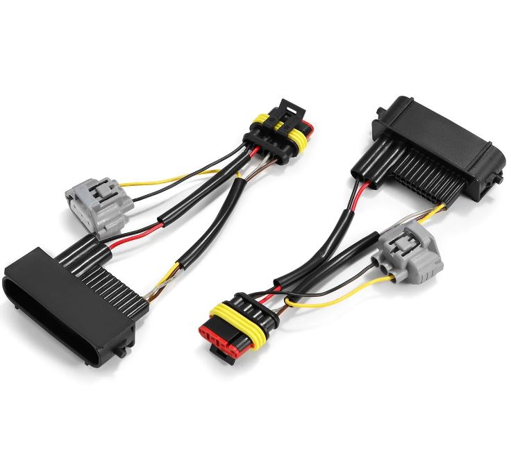 AlphaRex Stock LED Projector to ARX Headlight Wiring Converter (Pair) for 22-24 Toyota Tundra/Sequoia