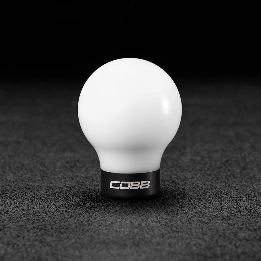 Cobb 08-15 EVO X GSR/MR/MRT White with Black Base Shift Knob (252350-W-BK)