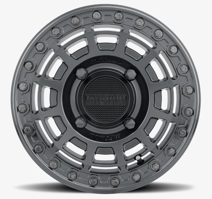 MRW MR415 Wheels UTV BEADLOCK DOUBLE BLACK - MR415570461052B