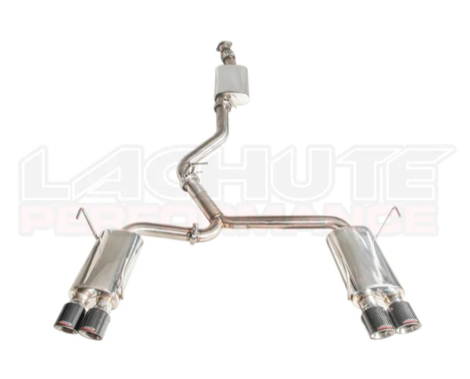 LP Aventure 2022+ Subaru WRX Catback Exhaust w/ Resonator & Carbon Tips (FLP2022+CB-WRX-SD3RC)