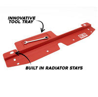 GrimmSpeed Radiator Shroud w/Tool Tray - Red