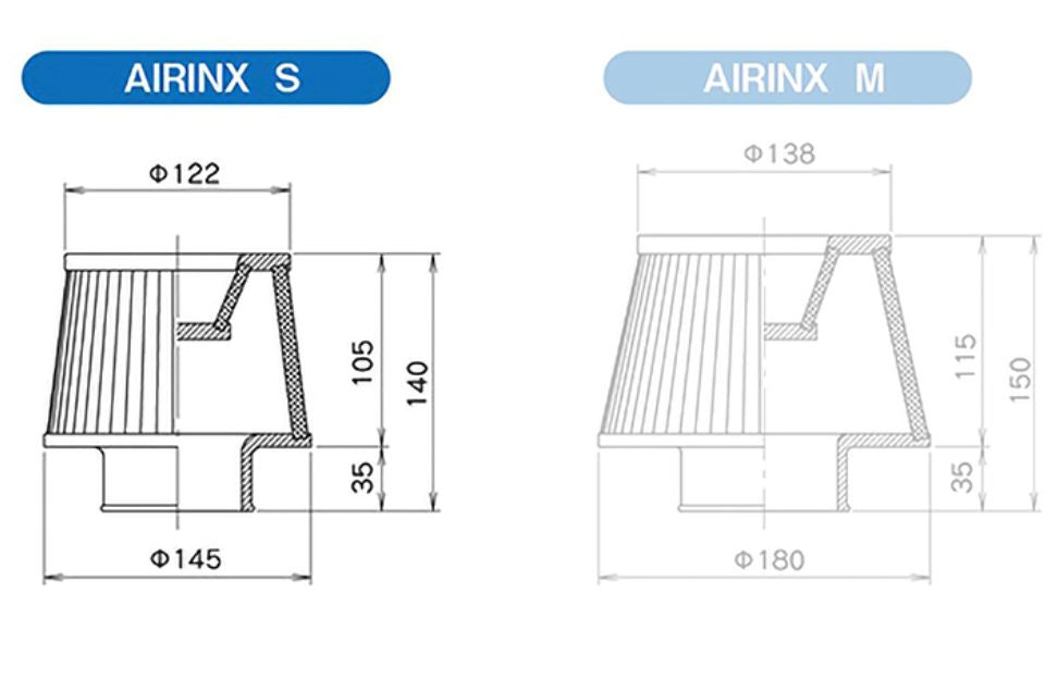 GReddy Airinx S 80mm Universal Filter