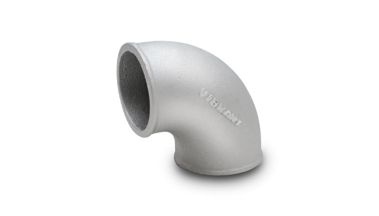 Vibrant 2.5in O.D. Cast Aluminum Elbow (90 degree Tight Radius) (2873)