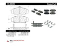 PosiQuiet 00-05 Celica GT-S Rear Deluxe Plus Brake Pads