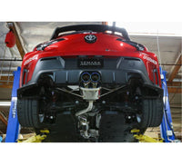 REMARK 24+ Toyota GR Corolla Dual Center Exit w/ Resonator Burnt Stainless Steel Catback Exhaust (RK-C2076T-05TC)