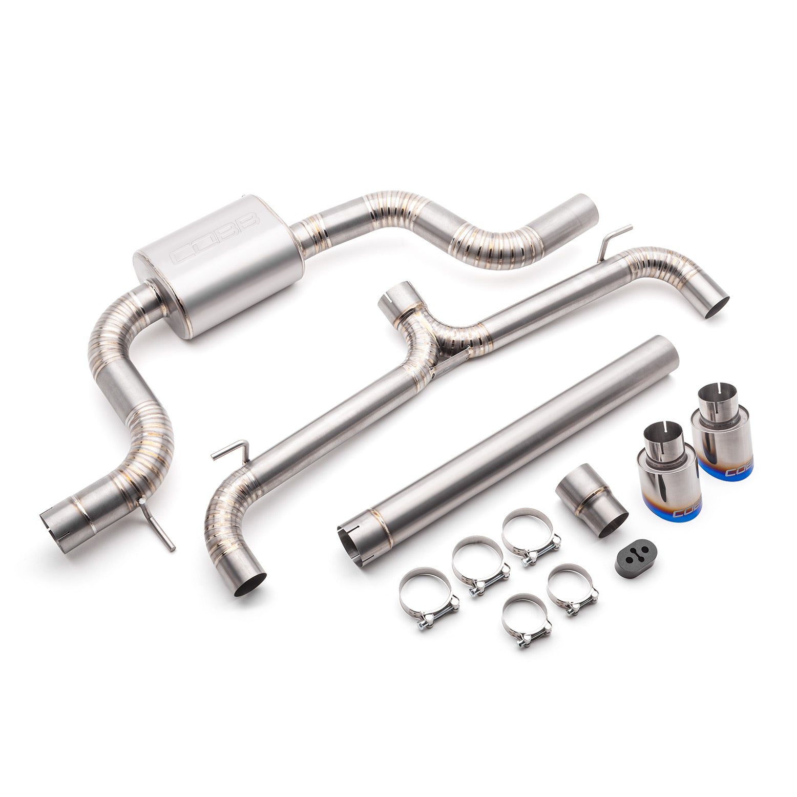 Cobb 14-17 Volkswagen GTI (MK8) Titanium Cat-Back Exhaust System (5V2140)