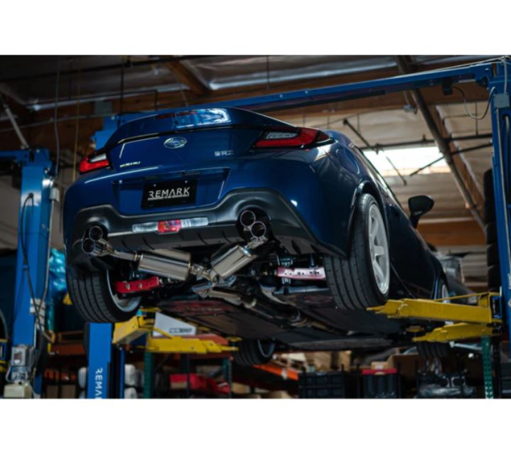 REMARK Sports Touring CatBack Exhaust, Toyota GR86 / Subaru BRZ 2022+, Stainless Steel Tip