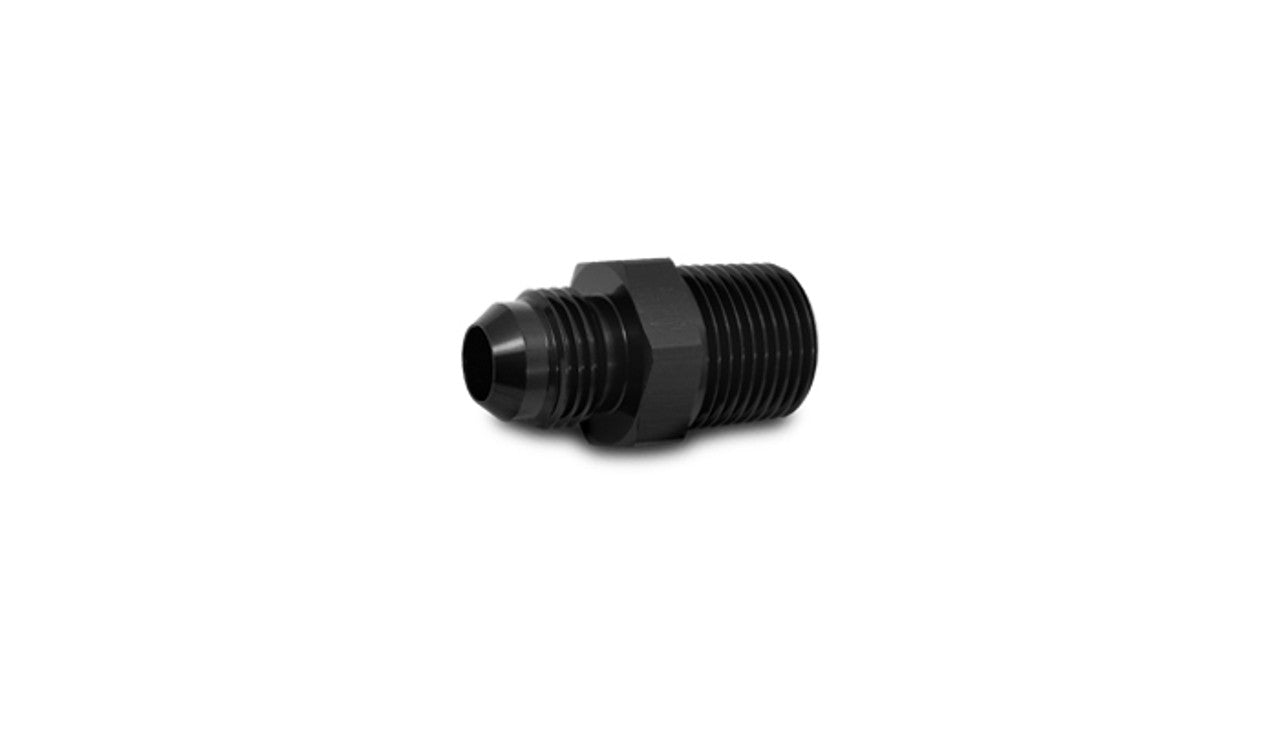 Vibrant -6AN to 3/8in NPT Straight Adapter Fitting - Aluminum (10222)