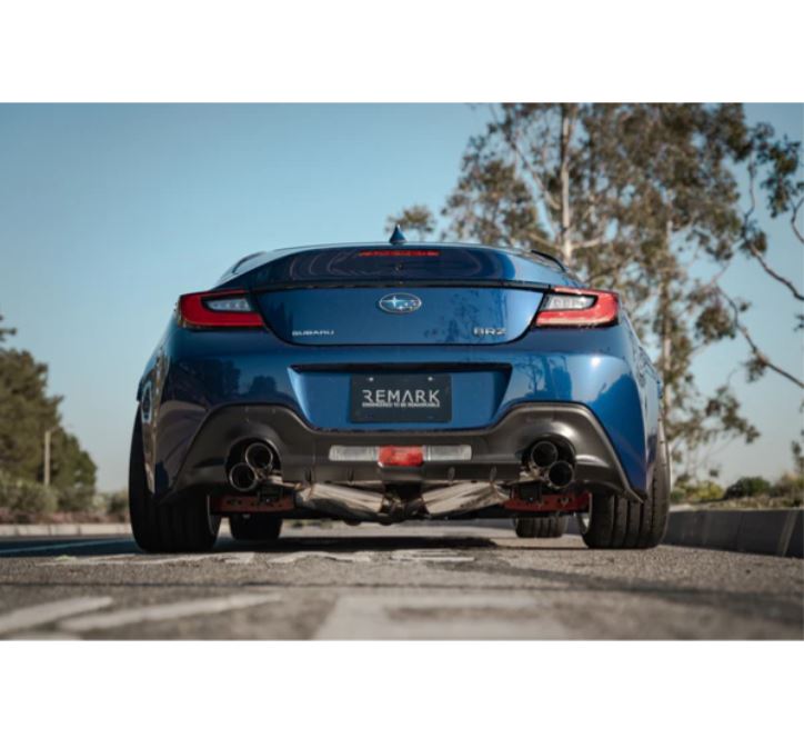 REMARK Sports Touring CatBack Exhaust, Toyota GR86 / Subaru BRZ 2022+, Stainless Steel Tip