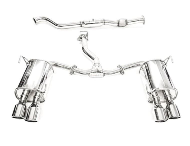 Invidia 2022+ Subaru WRX Q300 Single Layer Stainless Steel Quad Tip Cat-Back Exhaust (HS22WRXG2S)