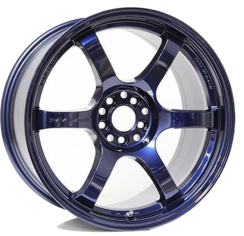 Gram Lights 57DR 18X9.5 +38 5-114.3 ETERNAL BLUE PEARL Wheel (WGIX38EEBP)