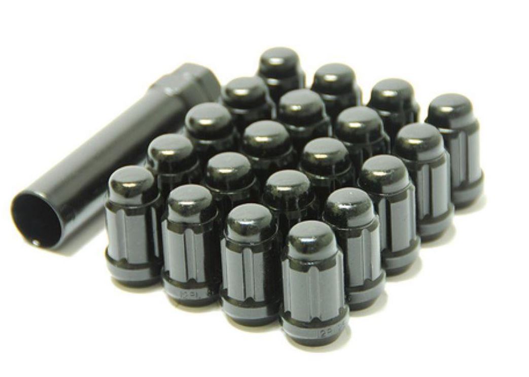 Wheel Mate Muteki Closed End Lug Nuts - Black Chrome 12x1.50 (41886T)