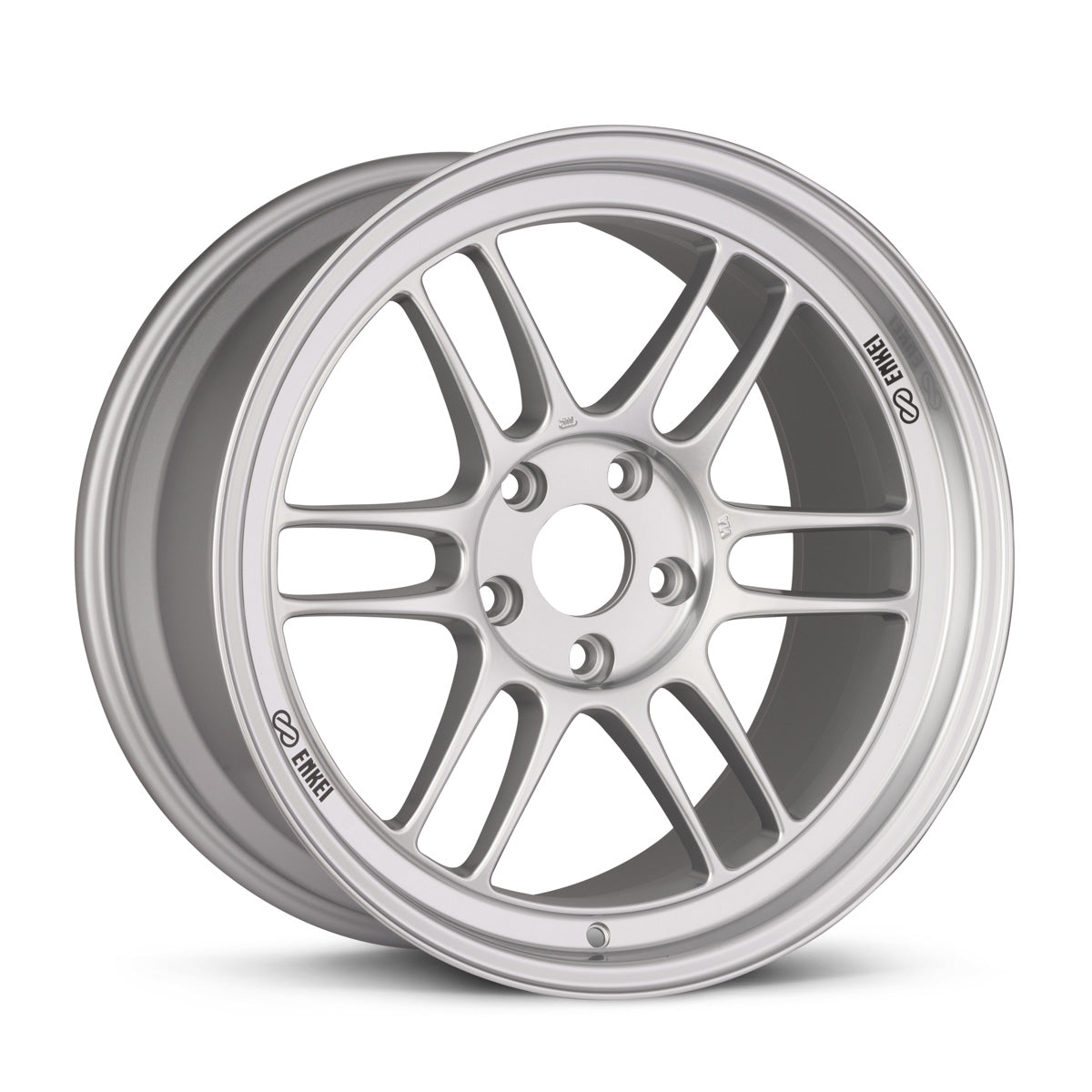 Enkei RPF1 18x7.5 5x114.3 48mm Offset 73mm Bore Silver Wheel 07-11 MS3/06-10 Civic Si (3798756548SP)