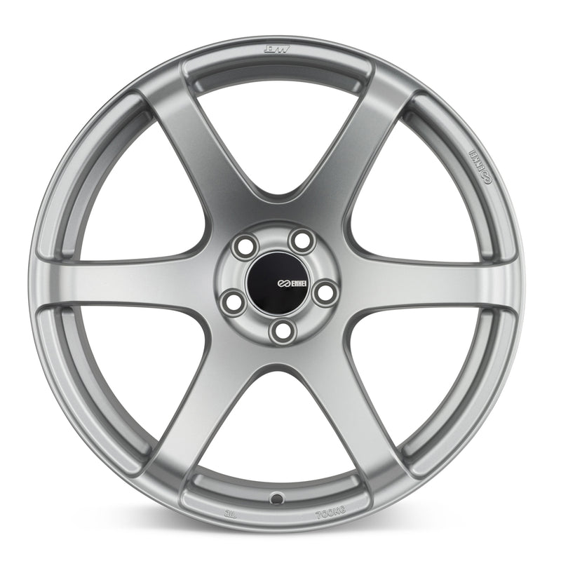 Enkei T6S 18x9.5 35mm Offset 5x112 Bolt Pattern 72.6 Bore Matte Silver Wheel (485-895-4435SP)