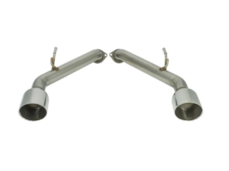 Remark 2014+ Infiniti Q50 Axle Back Exhaust w/Stainless Steel Single Wall Tip