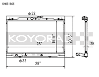 Koyo 04-08 Acura TSX 2.4L (MT) Racing Radiator - 25MM CORE