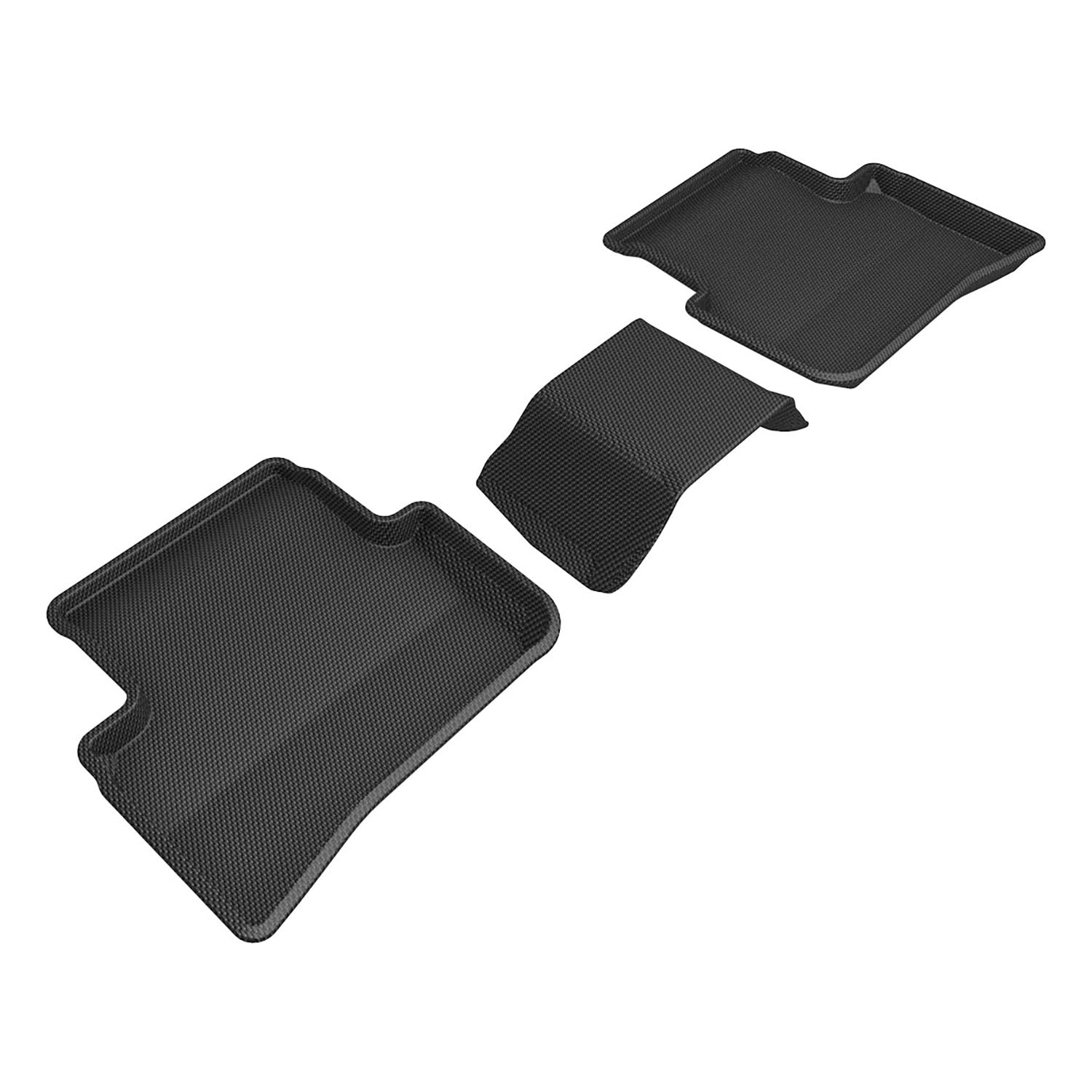 3D MAXpider (Not Fit Morizo Trim) Kagu 2nd Row Floormats - Black for 2024 Toyota GR Corolla Hatchback