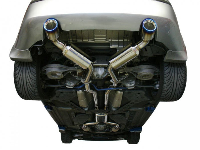 Injen 03-08 350Z Dual 60mm SS Cat-Back Exhaust w/ Built In Resonated X-Pipe (SES1987TT)