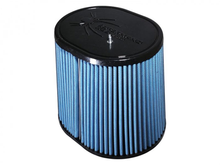 Injen AMSOIL Ea Nanofiber Dry Air Filter - 1in Filter 5in Base / 8in Tall / 5in Top (X-1060-BB)