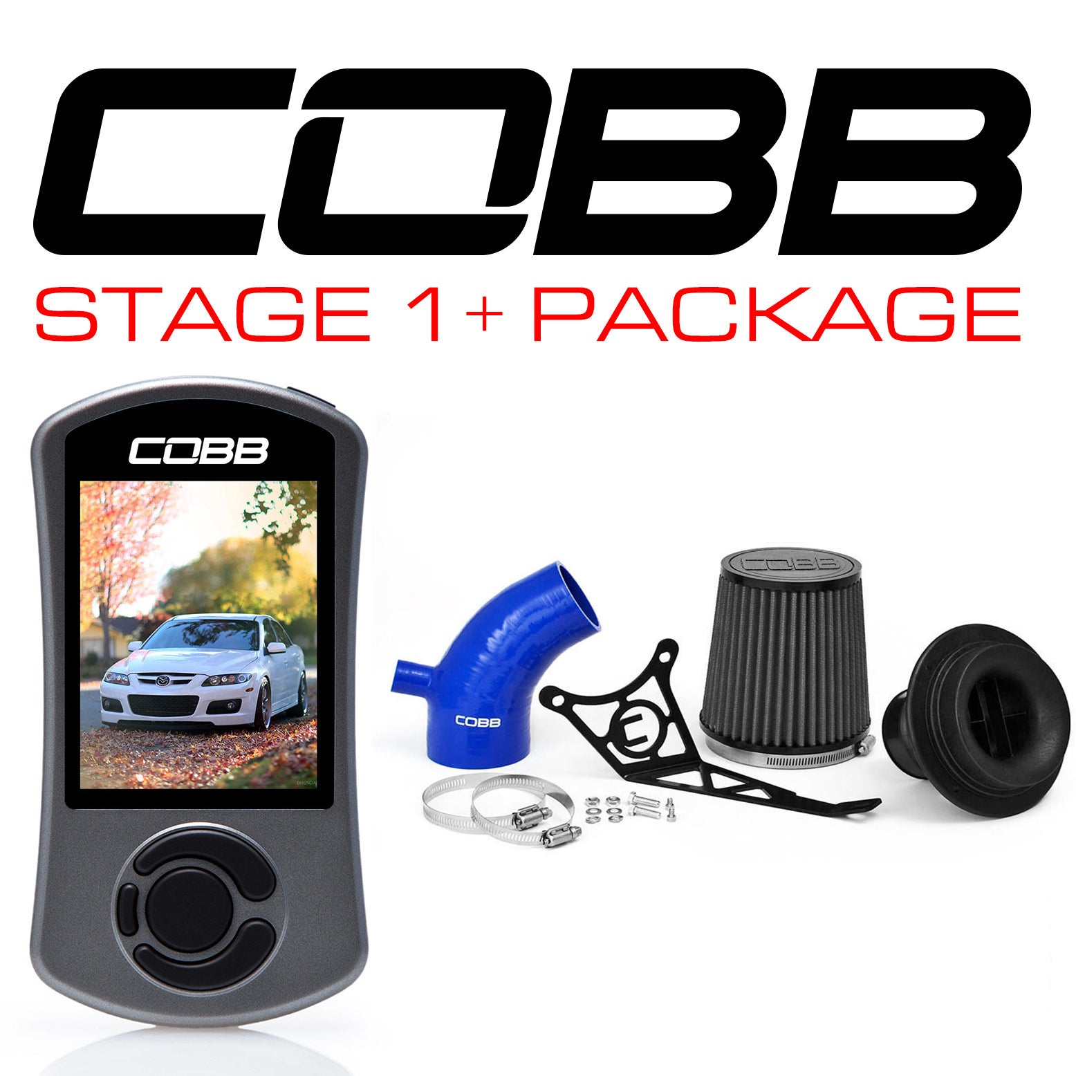 Cobb 06-07 Mazdaspeed6 Stage 1+ Power Package - Blue (MAZ000011P-BL)