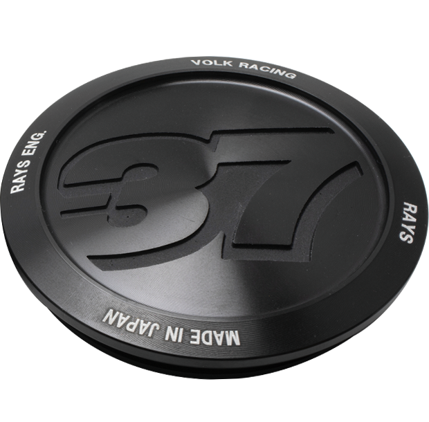 Volk Racing 37 Black Almite Center Cap No.94