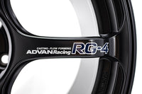 Advan RG-4 17x9 +35 5-114.3 Semi Gloss Black Wheel