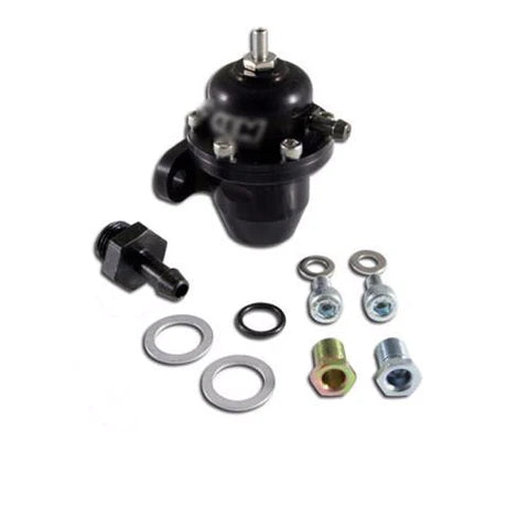 AEM 96-97 Acura CL / 94-97 Accord / 96-00 Civic Ex Black Adjustable Fuel Pressure Regulator (25-304BK)