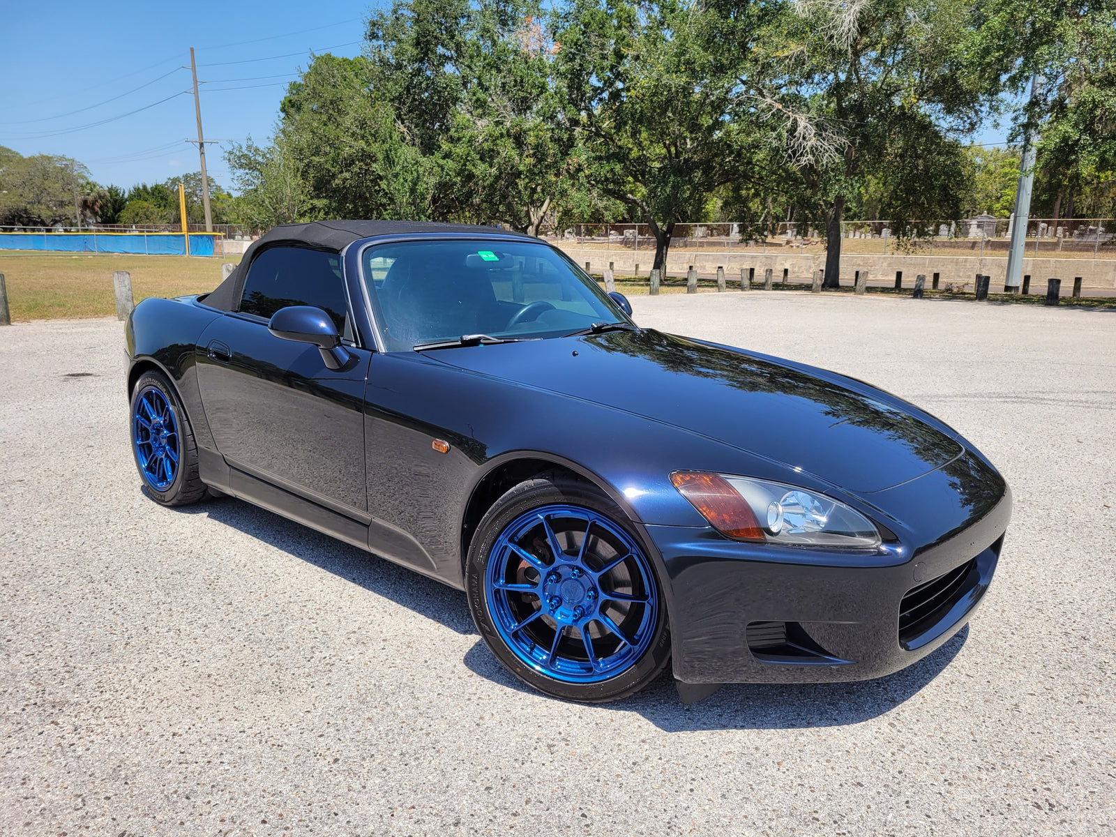 BC Forged KZ10 Obsidian Blue S2000 17x7.5" & 17x9" Staggered Wheels