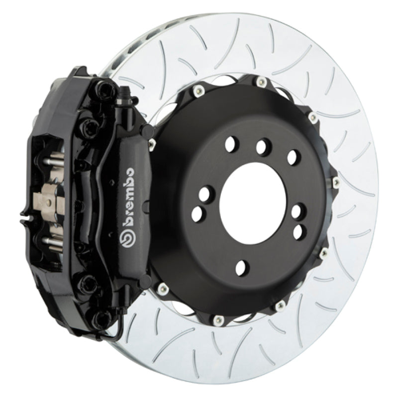 Brembo 23+ GR Corolla Rear GT BBK 4 Piston Cast 345x28 2pc Rotor Slotted Type-3-Black (2P3.8062A1)