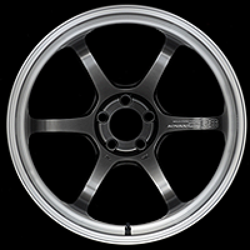 Advan R6 18x9.5 +45 5x120 Machining & Racing Hyper Black Wheel