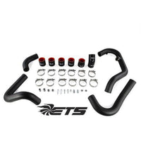 ETS 15-21 STi Wrinkle Black Rotated Piping Kit w Tial & PW Street Manifold