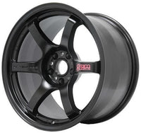 Gram Lights 57DR 18X9.5 +12 5-114.3 SEMI GLOSS BLACK WHEEL