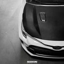 Seibon 2023 Toyota GR Corolla OE-Style Carbon Fiber Hood - Gloss Finish (HD23TYGRCOR-OE)