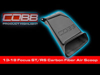 Cobb Ford 16-18 Focus RS / 13-18 Focus ST Redline Carbon Fiber Air Scoop (791460)