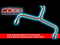 Cobb 2022-2023 Volkswagen GTI (MK8) Titanium Cat-Back Exhaust System