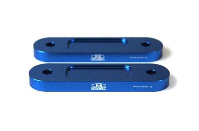 BLOX Racing Front 12mm Thin Spacer Bump Steer Kit - Blue for 2000-2009 Honda S2000 (bloBXSS-20354-12-BL)