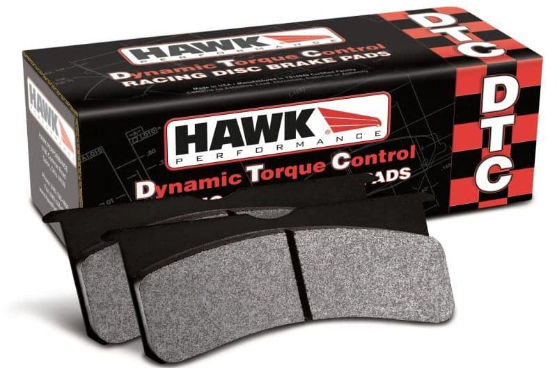 Hawk Performance DTC-60 Front Brake Pad Sets for 00-09 Honda S2000 | 02-06 Acura RSX Type S | 06-11 Honda Civic Si (HB361G.622)