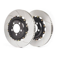 GiroDisc 2006 Audi R8 (Excl CCM) / 15-18 Huracan 380mm (w/Spacers) Slotted Rear Rotors (A2-050)