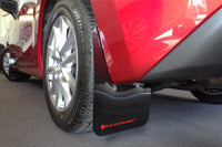 Rally Armor 2014+ Mazda3/Mazdaspeed3 UR Black Mud Flap w/ Grey Logo