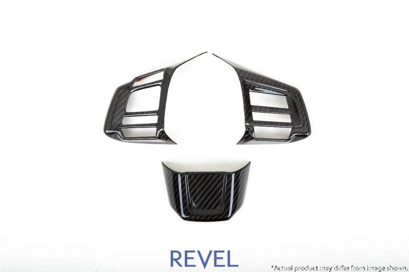 Revel GT Dry Carbon Steering Wheel Insert Covers 15-18 Subaru WRX/STI - 3 Pieces