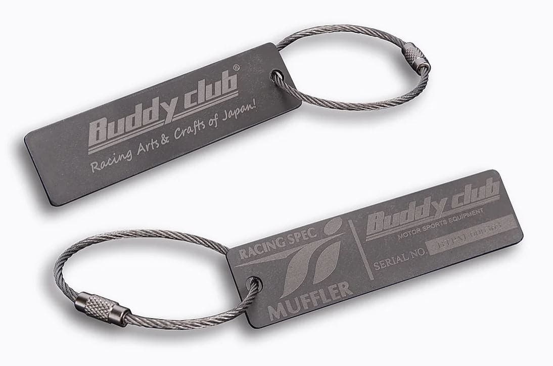 Buddy Club Key Chain -Titainum plate (BC08-KC-TI)