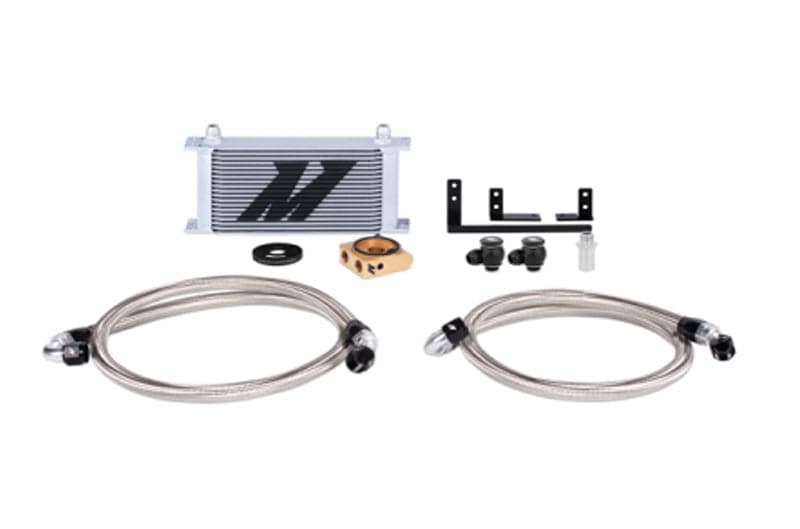 Mishimoto Thermostatic Oil Cooler Kit - Silver for 2016+ Mazda Miata (misMMOC-MIA-16T)