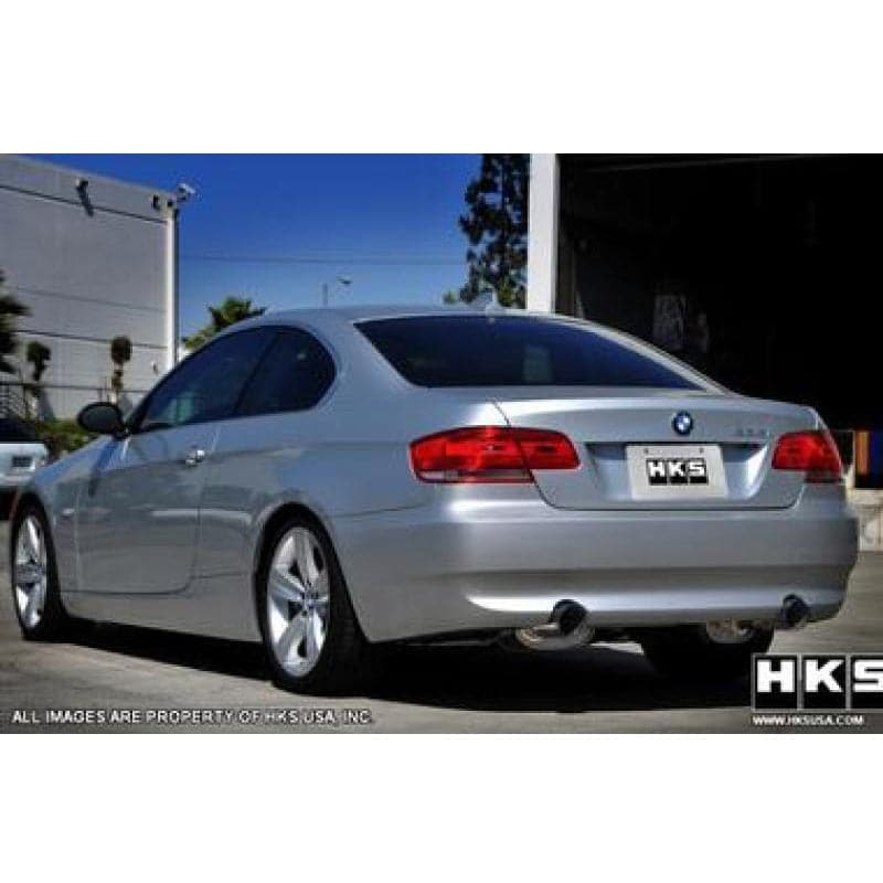 HKS 07-09 BMW 335i Coupe Only Legamax Hi-Power Dual SOS304 Ti-Tip Catback Exhaust (31013-BG001)